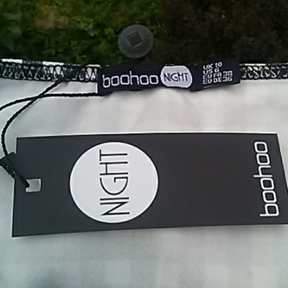 𝅺NWT - Boohoo- Tina Gingham Wrap Crop Top - Picture 10 of 11